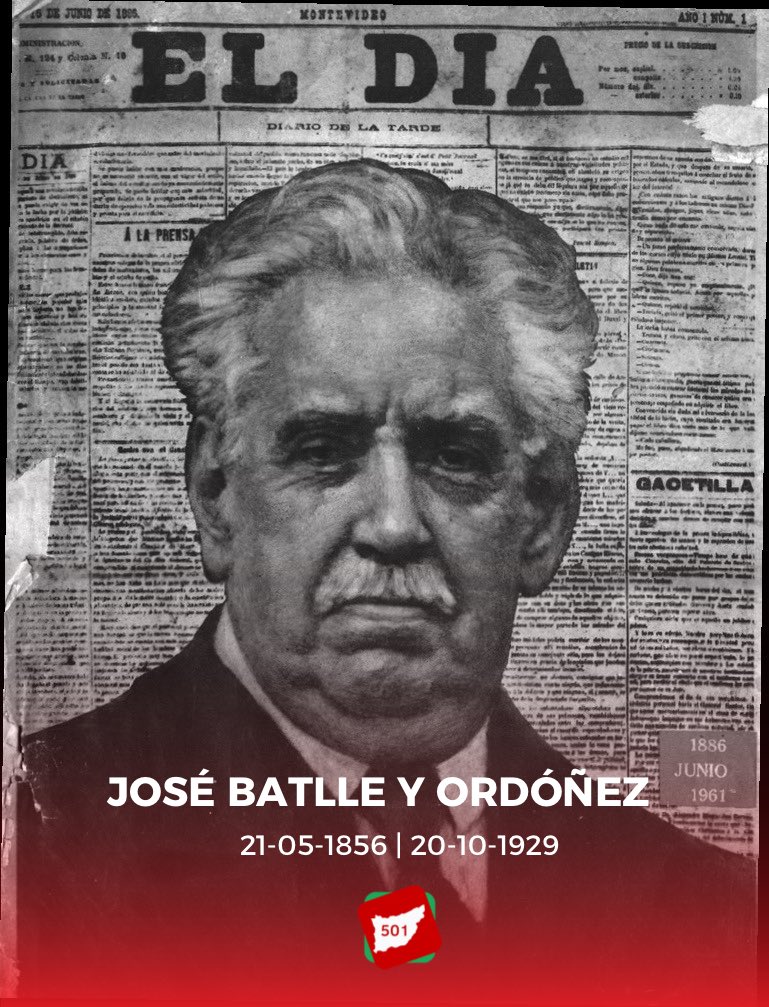 Hoy conmemoramos los 169 años del nacimiento de José Batlle y Ordóñez
Su visión transformadora sentó las bases de un Uruguay más justo, laico y social.
Hoy más que nunca, su legado nos inspira a seguir luchando por un país mejor.