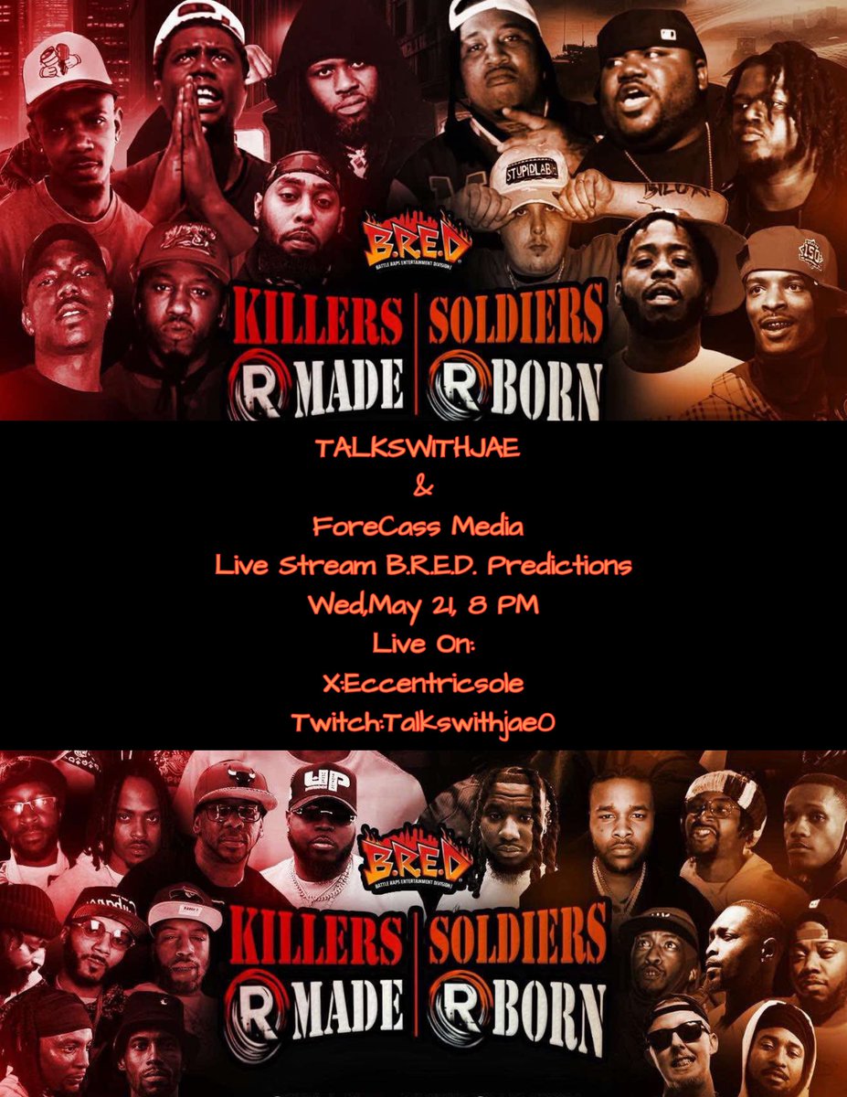 TALKSWITHJAE0's tweet photo. 1 hr away from me and @ForeCassMedia doing #BRED #KRMSRB predictions so tune in
#DONTDIE
#MAKEMEABELIEVER
#LIVE2TELLTHESTORY https://t.co/iCJIXeQufF