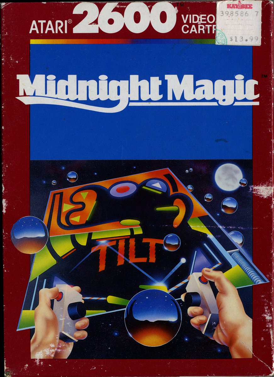matthewhenzel's tweet image. Cleaned Atari VCS (2600) - Midnight Magic box... before &amp;amp; after. #VideoPinball #VGOScans 

For best results, open both and tab back &amp;amp; forth. videogameobsession.com/videogame/atar…

videogameobsession.com/videogame/atar…