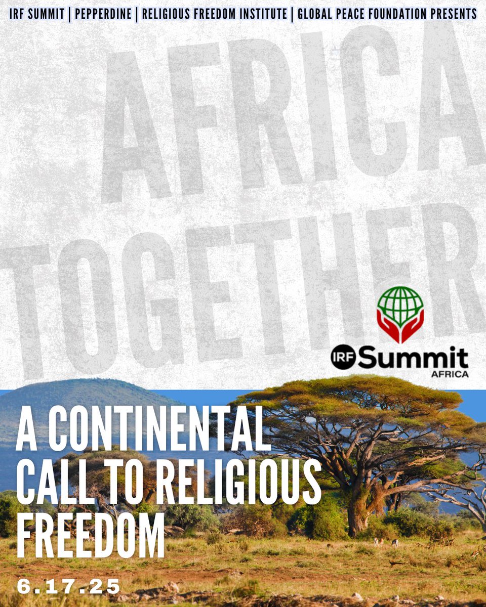 IRF Summit (@irfsummit) on Twitter photo ANNOUNCING the first-ever <a href="/IRFSummit/">IRF Summit</a> regional conference in Africa.
Africa is a critical area of focus for the international religious freedom community as both the global epicenter of religiously-motivated acts of terror and home to the fastest-growing population in the world. ANNOUNCING the first-ever <a href="/IRFSummit/">IRF Summit</a> regional conference in Africa.
Africa is a critical area of focus for the international religious freedom community as both the global epicenter of religiously-motivated acts of terror and home to the fastest-growing population in the world.