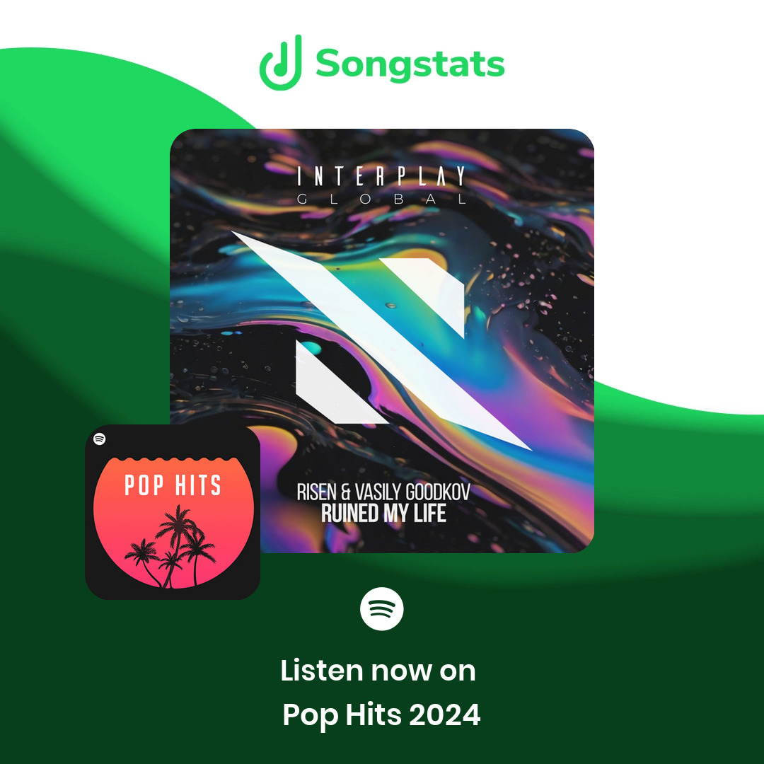 Songstats (@songstatsapp) on Twitter photo <a href="/VasilyGoodkov/">Vasily Goodkov</a> Awww yes! "Ruined My Life" got added to 'Pop Hits 2024' with over 24.7K Followers on Spotify! <a href="/VasilyGoodkov/">Vasily Goodkov</a> Awww yes! "Ruined My Life" got added to 'Pop Hits 2024' with over 24.7K Followers on Spotify!