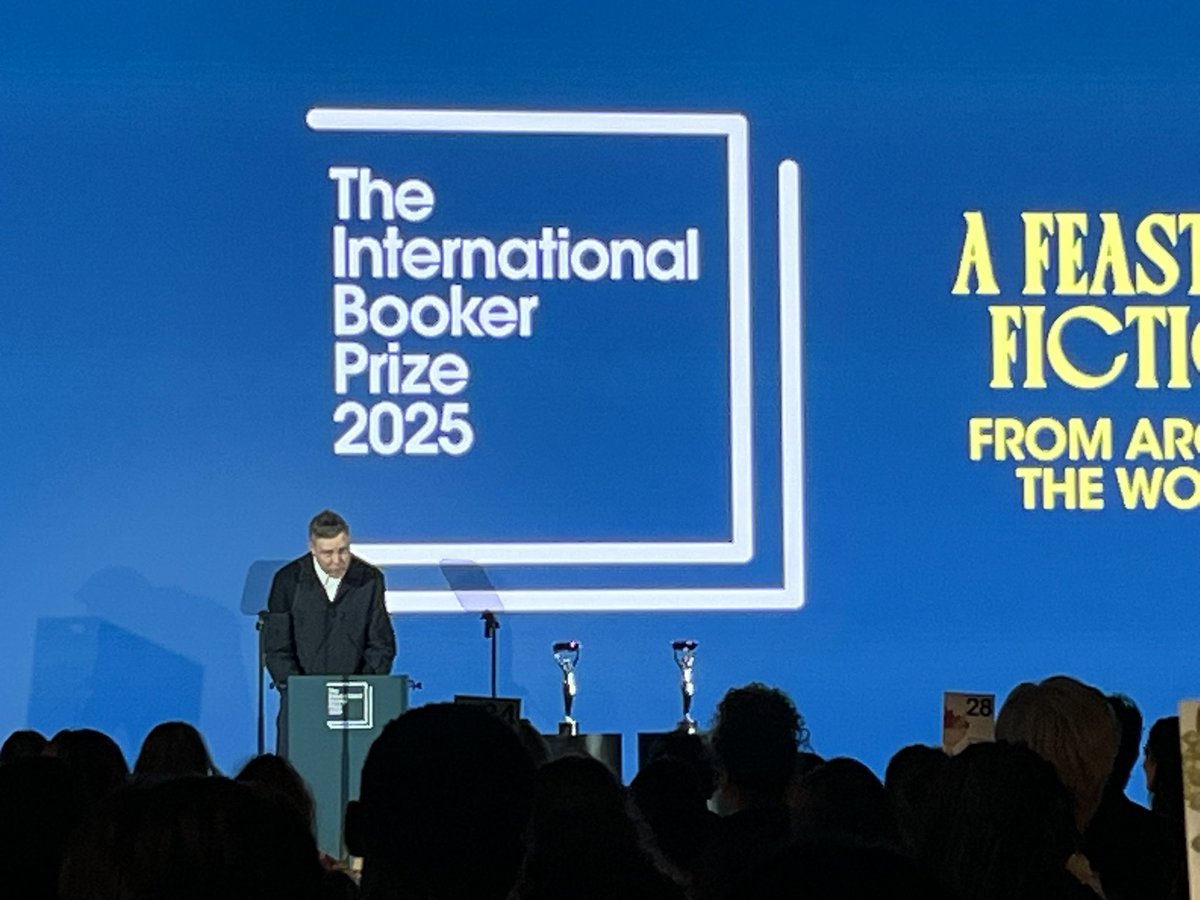 Jonathan Douglas (@jdliteracytrust) on Twitter photo A honour to be at the international <a href="/TheBookerPrizes/">The Booker Prizes</a> last night, celebrating the win of Banu Mushtaq and translator Deepa Bhasthi, presented by the wonderful (and towering!) Max Porter. A honour to be at the international <a href="/TheBookerPrizes/">The Booker Prizes</a> last night, celebrating the win of Banu Mushtaq and translator Deepa Bhasthi, presented by the wonderful (and towering!) Max Porter.