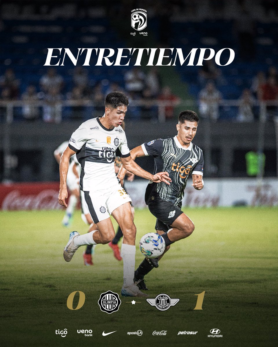 ⏱️ Final del primer tiempo en El Defensores.
