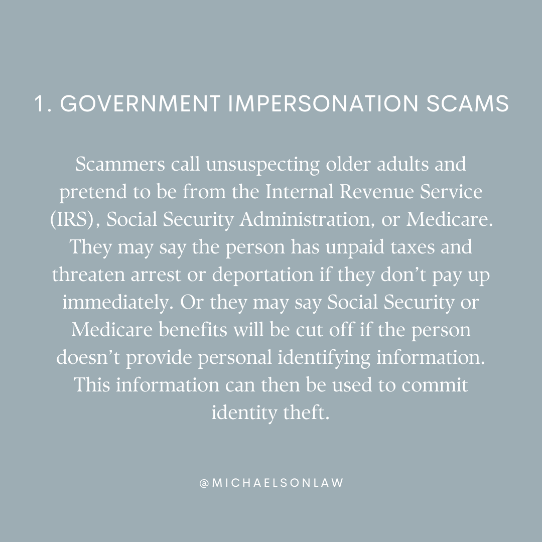 michaelson_law's tweet photo. Scams targeting older adults are becoming more common—and more convincing. At Michaelson Law, we’re committed to helping families protect what matters most, including financial security and peace of mind.⁠
⁠
#ElderLaw #EstatePlanning #SeniorSafety #MichaelsonLaw #LasVegasLawyer https://t.co/nbmg3LjrSo