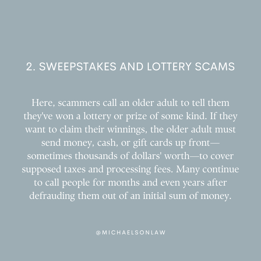 michaelson_law's tweet photo. Scams targeting older adults are becoming more common—and more convincing. At Michaelson Law, we’re committed to helping families protect what matters most, including financial security and peace of mind.⁠
⁠
#ElderLaw #EstatePlanning #SeniorSafety #MichaelsonLaw #LasVegasLawyer https://t.co/nbmg3LjrSo