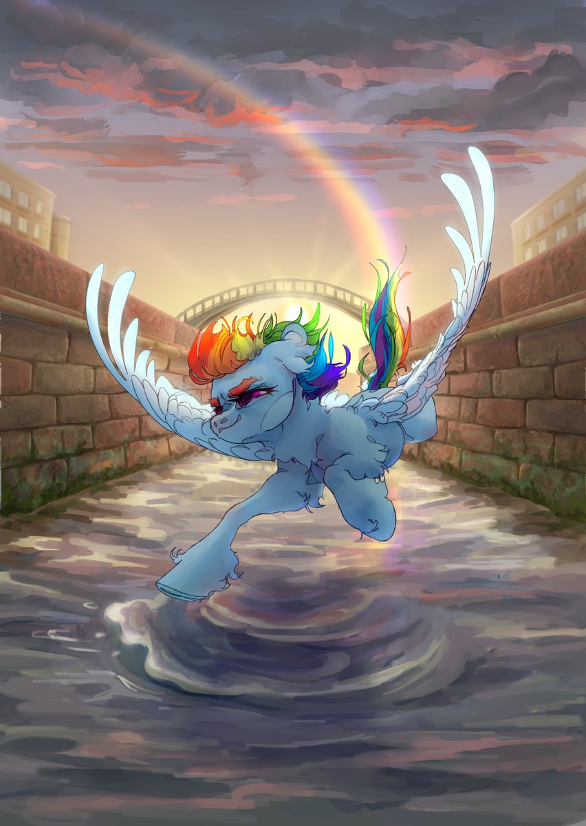 Rainbow Dash flying 💥

#mlp #pony #art #rainbowdash