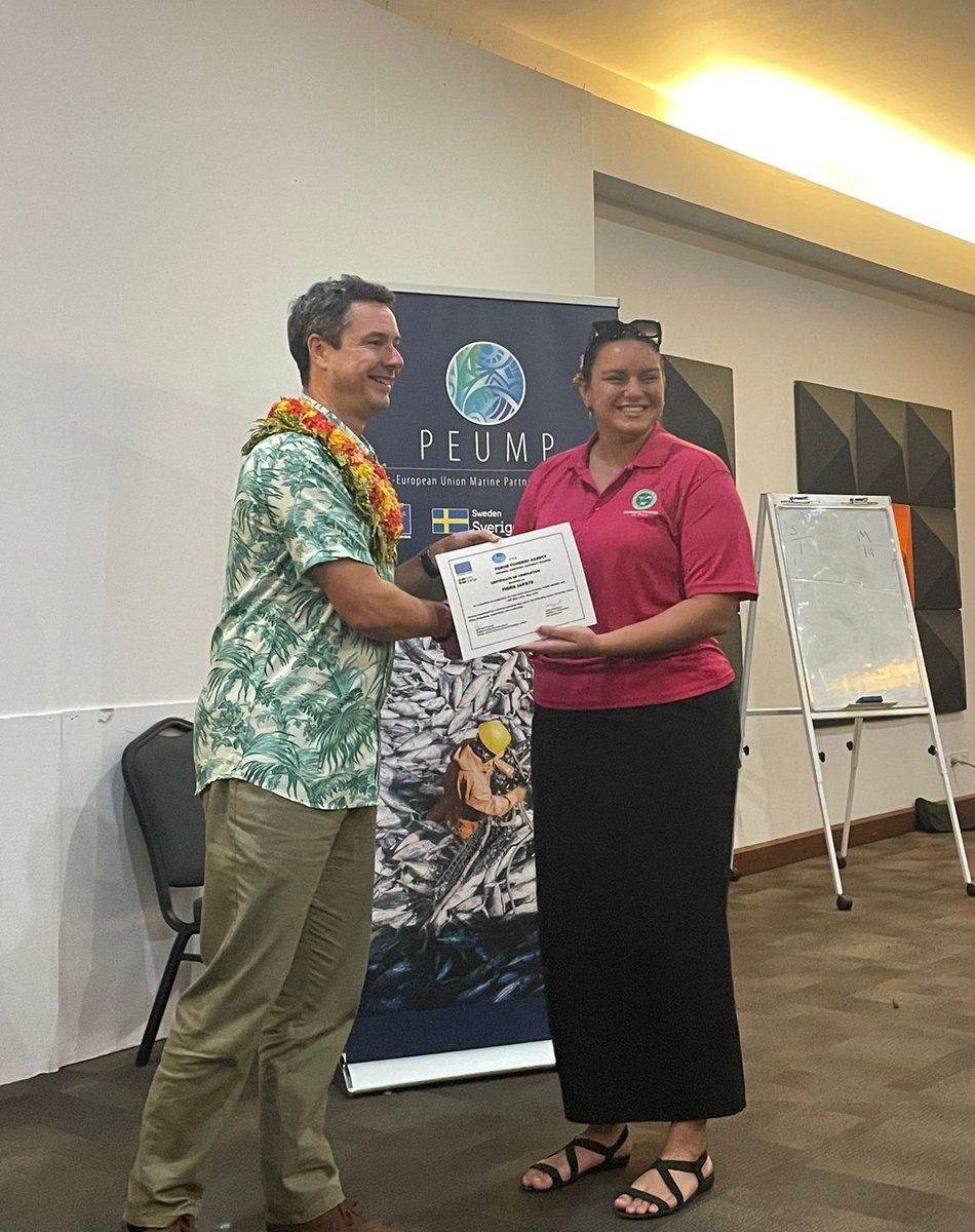 We were pleased to join the Pacific Islands Forum Fisheries Agency last week in Pacific Harbour, Fiji, for the closing of the three-week “Regional Fish Inspectors Training Course”, covering aspects such as food safety, quality control and EU market access requirements.
