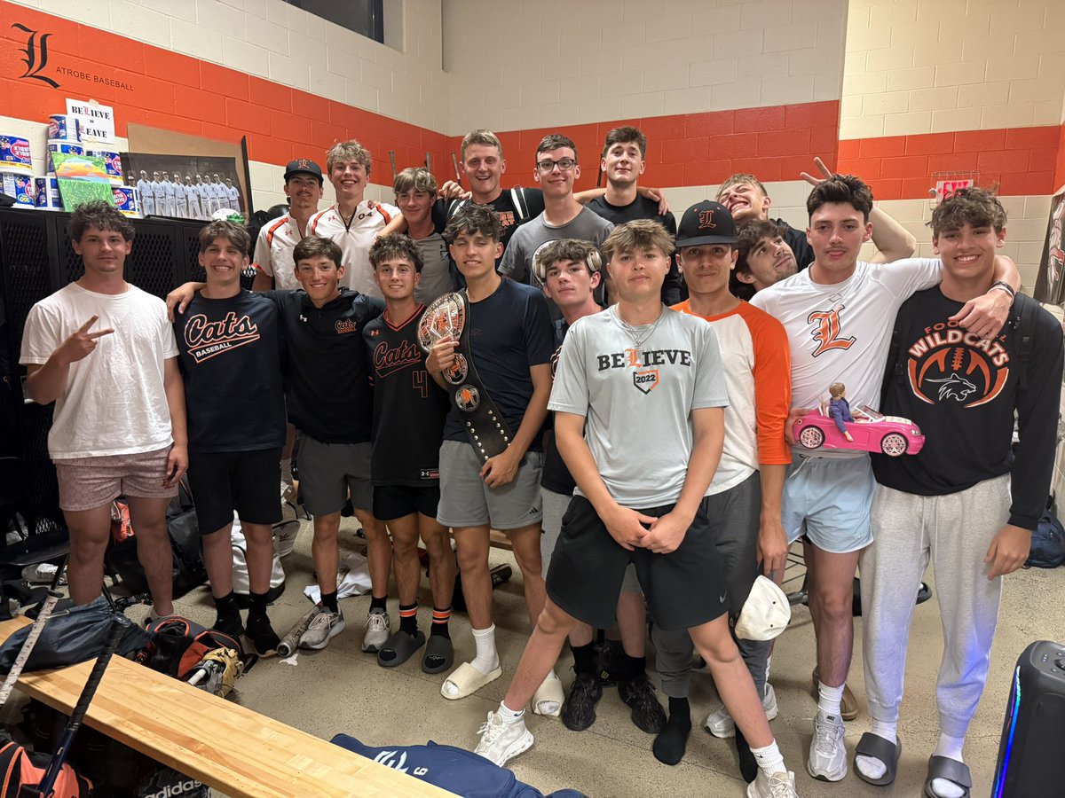 LatrobeBaseball's tweet photo. Great season! These guys gave it everything they had and left it all out there on the field! Could not be more proud of them! Seniors you have no idea how special you are and what a record you leave behind for the last 3 years! You will be greatly missed, thank you! https://t.co/CbO7Z6m933
