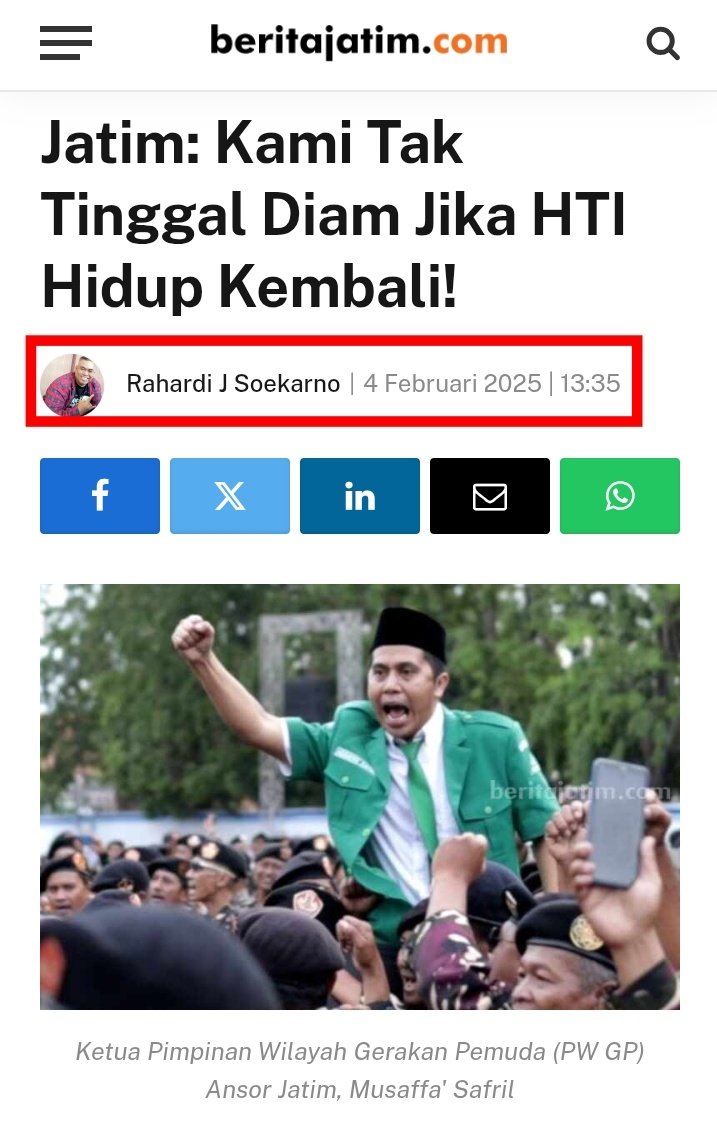 # (@uyoktweet) on Twitter photo Editan gini aja langsung telan dan sebar. Ramai pula sahut2an.
Nyari apa Din <a href="/didienAZHAR/">Syafruddin Azhar</a> ?
beritajatim.com/ansor-dan-bans… Editan gini aja langsung telan dan sebar. Ramai pula sahut2an.
Nyari apa Din <a href="/didienAZHAR/">Syafruddin Azhar</a> ?
beritajatim.com/ansor-dan-bans…