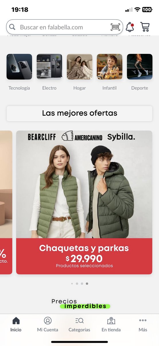 bellabellota's tweet photo. @FalabellaAyuda creo que @SERNAC debiese tener una conversación con ustedes, publicidad engañosa de tomo y lomo. Trate de hacer efectiva la promoción de 30% en parkas y me dijeron que no era producto seleccionado. Me debo haber confundido. https://t.co/aVC7fBXTRz
