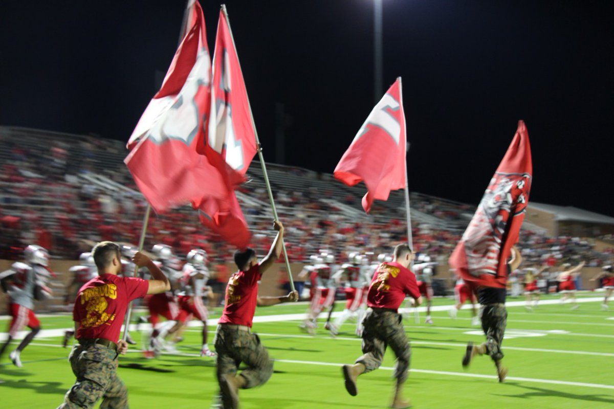 THS_JROTC's tweet photo. Our JROTC has had the honor of performing at our Travis football games. Thank you to all the cadets that represent Travis MCJROTC! https://t.co/xQcztYIhCX