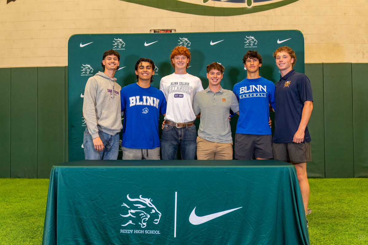 Frisco Reedy Lions Baseball (@reedybaseball) on Twitter photo What better way to start the last day of school than celebrate some ReedyBoys & their future endeavors!
<a href="/BlinnBaseball/">Blinn College baseball</a>
- Chris Perea
- Wyatt Margraves
- Manny Michaud
<a href="/UTDBaseball/">UT Dallas Baseball</a>
- Gavin Barker
<a href="/TarletonBase/">Tarleton State Baseball</a>
- Ethan Downum
<a href="/mccbaseball1/">McLennan Baseball</a>
- Jack Jorgenson
#CHAOS | #1Percent What better way to start the last day of school than celebrate some ReedyBoys & their future endeavors!
<a href="/BlinnBaseball/">Blinn College baseball</a>
- Chris Perea
- Wyatt Margraves
- Manny Michaud
<a href="/UTDBaseball/">UT Dallas Baseball</a>
- Gavin Barker
<a href="/TarletonBase/">Tarleton State Baseball</a>
- Ethan Downum
<a href="/mccbaseball1/">McLennan Baseball</a>
- Jack Jorgenson
#CHAOS | #1Percent