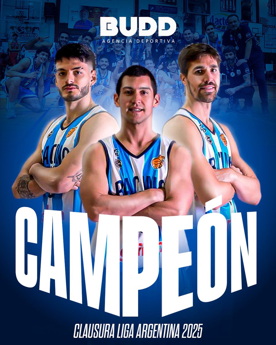 BuddingMartin's tweet image. Campeón Torneo Clausura @LigaARGbasquet 🏆 @racingchbasquet @LucioReinaudi @alejobarrales @OrtizLucho13