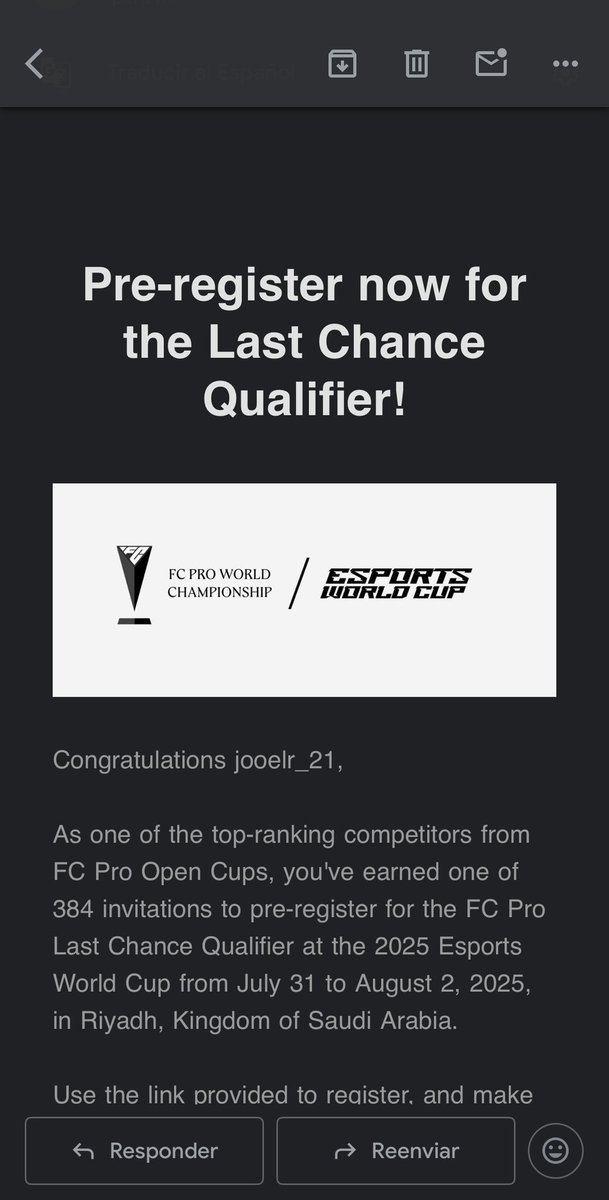 Joe (@joelr_21) on Twitter photo Recibí una de las invitaciones al The Last Chance Qualifier en Arabia 🇸🇦.
Actualmente estoy como FREE AGENT y con muchas ganas de representar a alguna organización/esports en esta gran oportunidad🙌🏻
Jooelr21@gmail.com o md para contactarme
Rt se agradece🫶 Recibí una de las invitaciones al The Last Chance Qualifier en Arabia 🇸🇦.
Actualmente estoy como FREE AGENT y con muchas ganas de representar a alguna organización/esports en esta gran oportunidad🙌🏻
Jooelr21@gmail.com o md para contactarme
Rt se agradece🫶