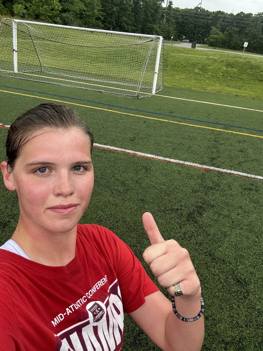 Day 2 of #VTWSOC Training. Rain training today! Let’s go Hokies! 🦃