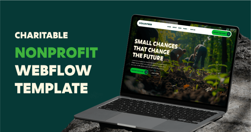 Meet Charitable — our new Charity Webflow Template 💚
Bold fonts, green buttons, and a clean layout that helps your cause shine. Great for nonprofits ready to make a difference online.  brixtemplates.com/templates/nonp…