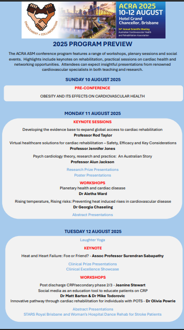 Looking forward to seeing you all! #ACRA2025