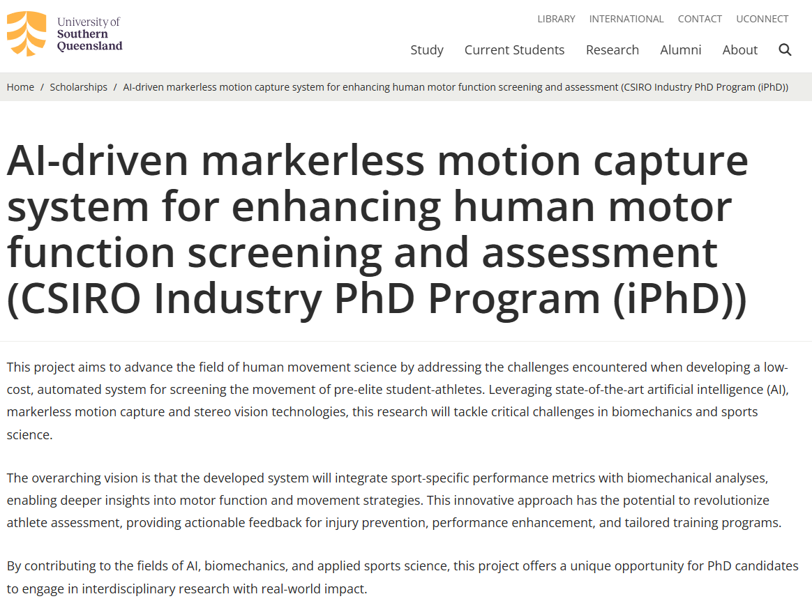 We are still looking for a suitable Aus/NZ #biomechanics #PhD candidate to undertake this scholarship at the <a href="/unisqaus/">University of Southern Queensland</a>. Ideal for someone with a biomedical engineering background. Please RT and any enquiries can be directed to me. See link for details.

unisq.edu.au/scholarships/a…