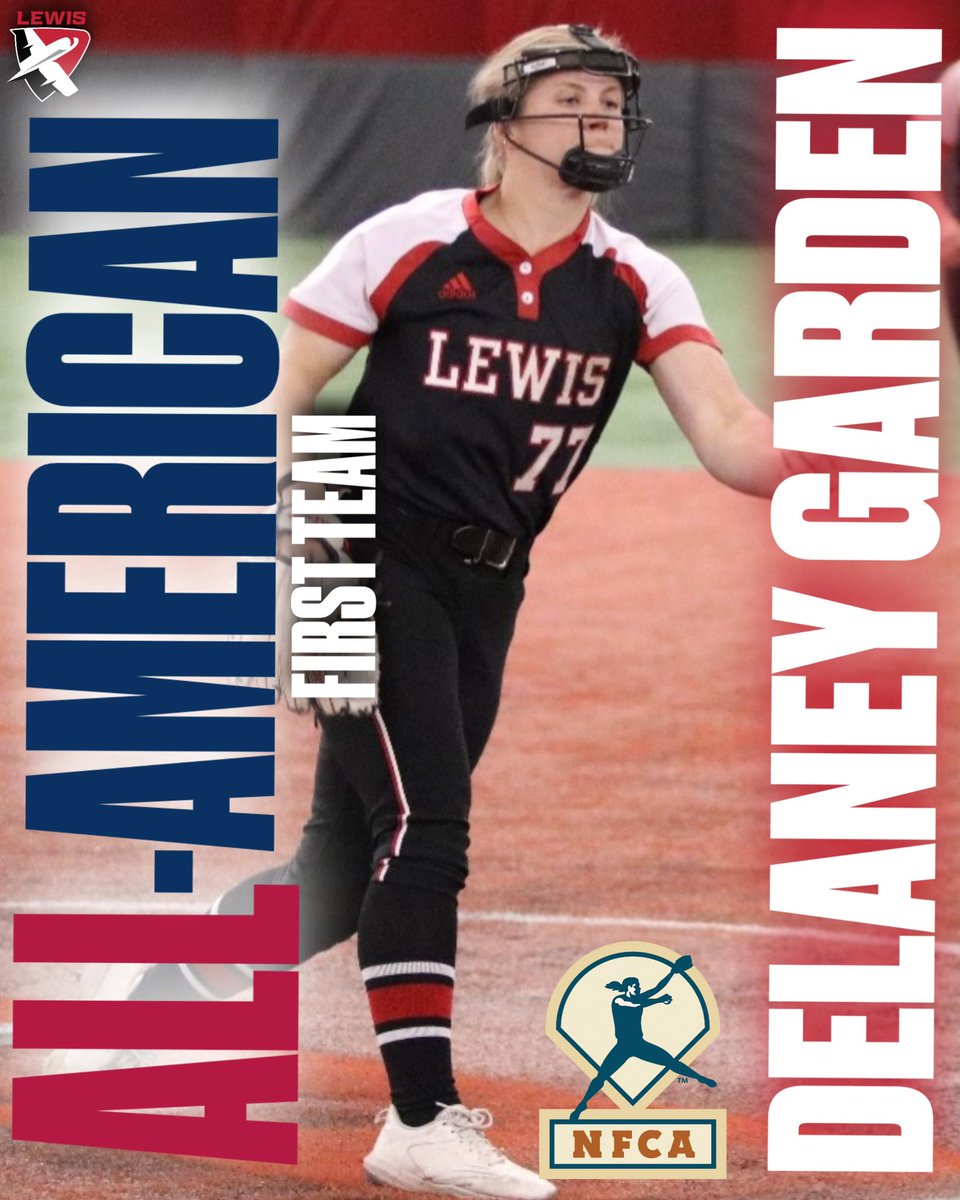 Lewis Athletics โ๏ธ (@lewisflyers) on Twitter photo ALL-AMERICAN ๐บ๐ธ STATUS!
Congratulations to <a href="/LewisSoftball/">Lewis Softball</a> senior Delaney Garden, who was named <a href="/NCAADII/">NCAA Division II</a> <a href="/NFCAorg/">National Fastpitch Coaches Association</a> All-American First Team!
#FlyAsOne ALL-AMERICAN ๐บ๐ธ STATUS!
Congratulations to <a href="/LewisSoftball/">Lewis Softball</a> senior Delaney Garden, who was named <a href="/NCAADII/">NCAA Division II</a> <a href="/NFCAorg/">National Fastpitch Coaches Association</a> All-American First Team!
#FlyAsOne