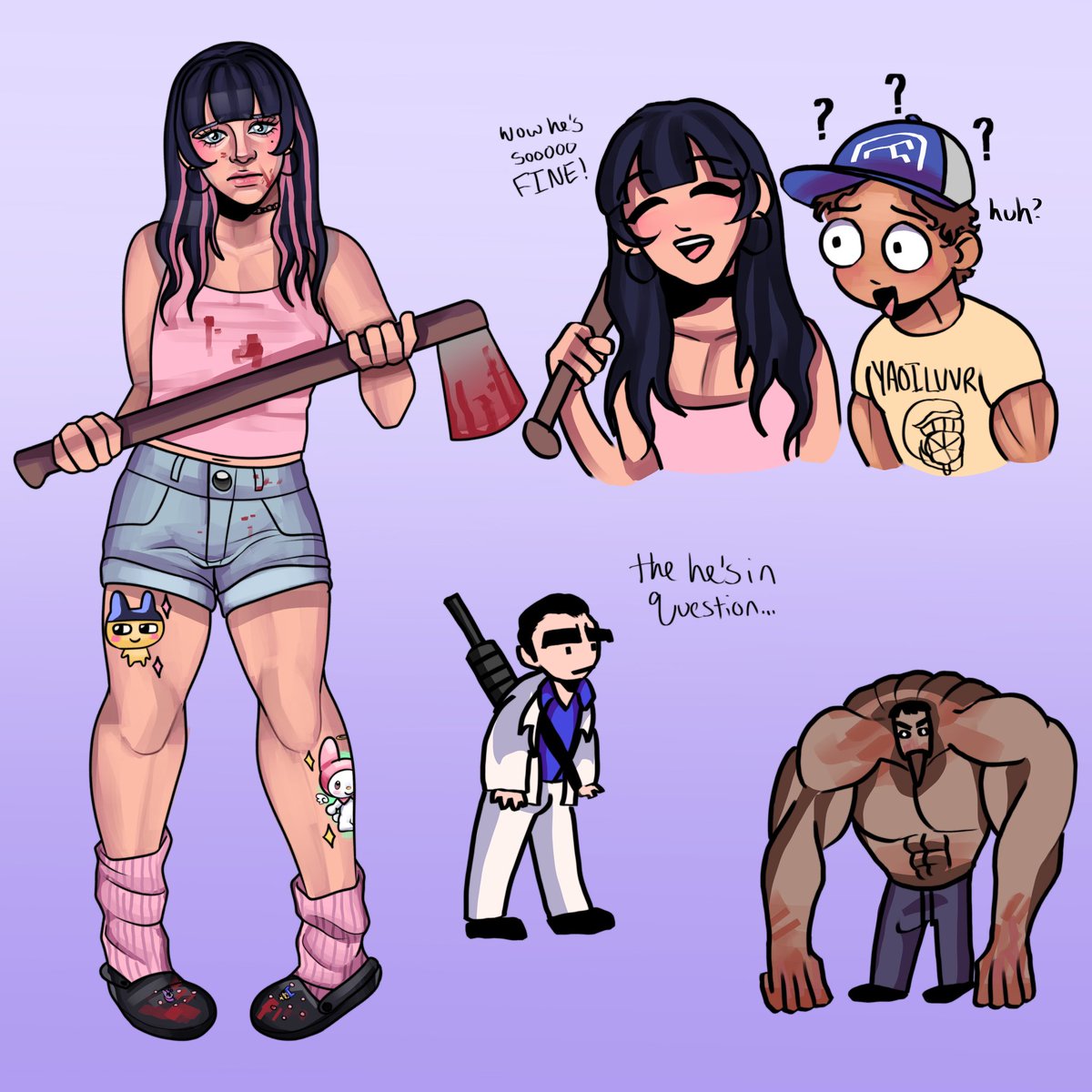 gaysangyeon's tweet photo. mi l4d oc :3 #oc #originalcharacter #l4d #left4dead #l4doc https://t.co/R5i7WoCOCq