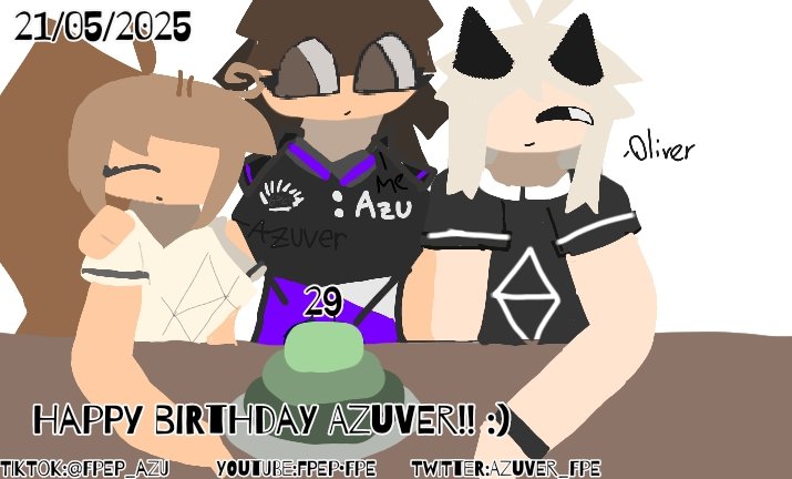 Azuver_FPE's tweet photo. Happy birthday, Azuver🎂🥳✨🎉🎊

#Azuverfpep #HappyBirthday #fpeOC #fpe #FPE #fpep #FPEP #fundamentalpapereducationoc #fundamentalpapereducation #fundamentalpapereducationoplaytime https://t.co/7qkbPvFSNN