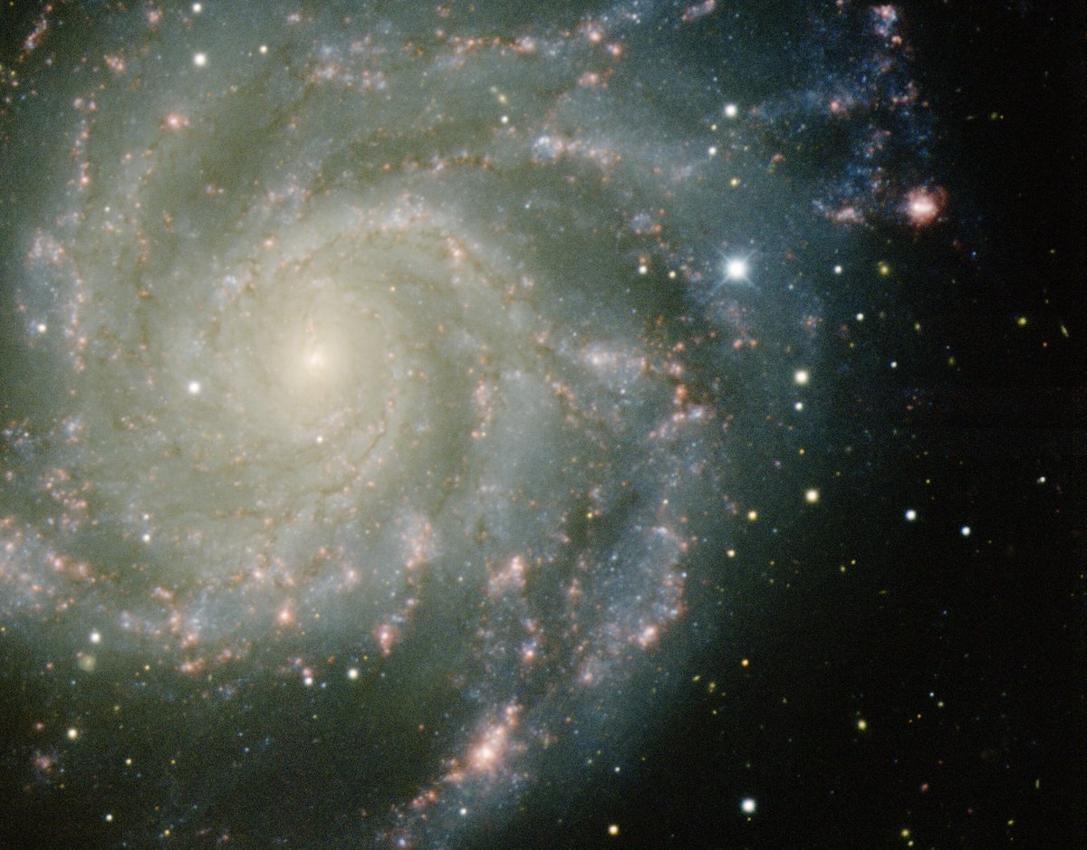 Stunning: M101, a spiral galaxy located in the constellation Ursa Major, bears a strong resemblance to our own Milky Way.

Credit: T.A. Rector (University of Alaska Anchorage), H. Schweiker &amp; S. Pakzad NOIRLab/NSF/AURA)