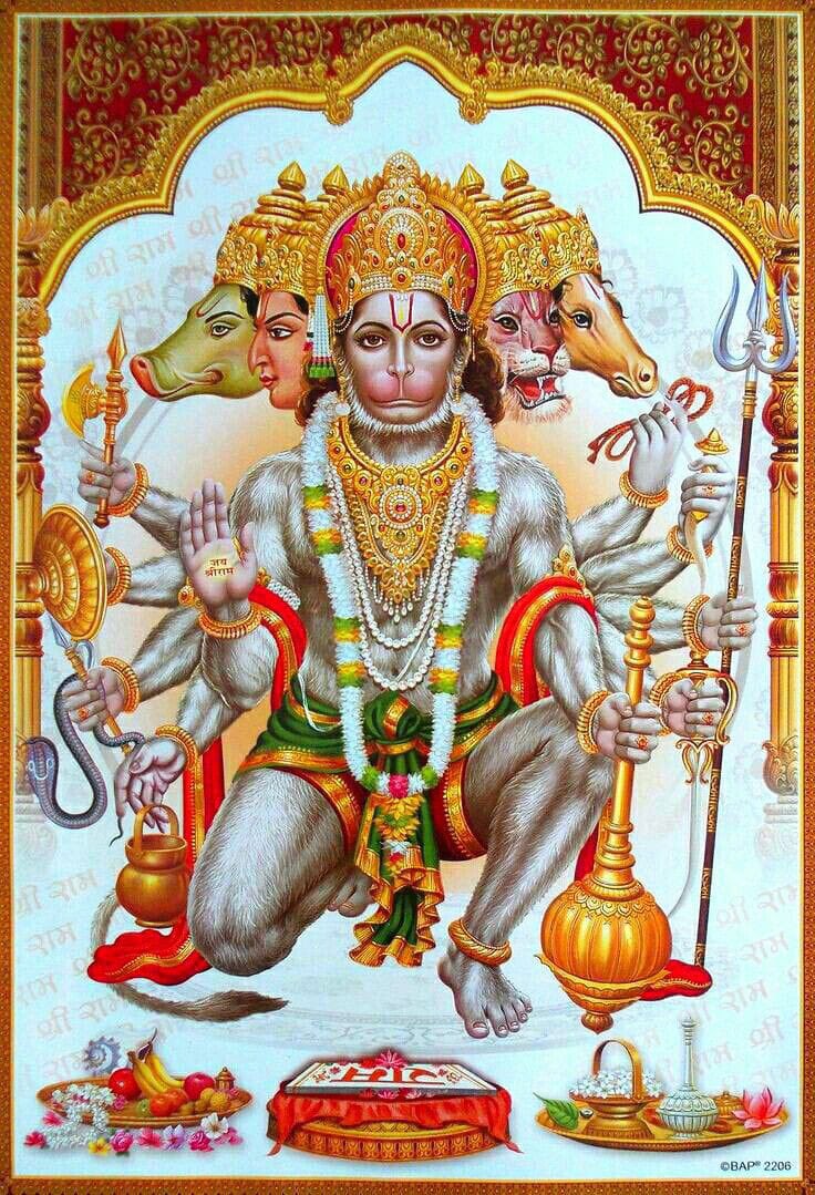 bhumidixit__'s tweet photo. पंचमुखी श्री हनुमान जी के अद्भुत,  अलौकिक दर्शन https://t.co/0Ovsad3dcq
