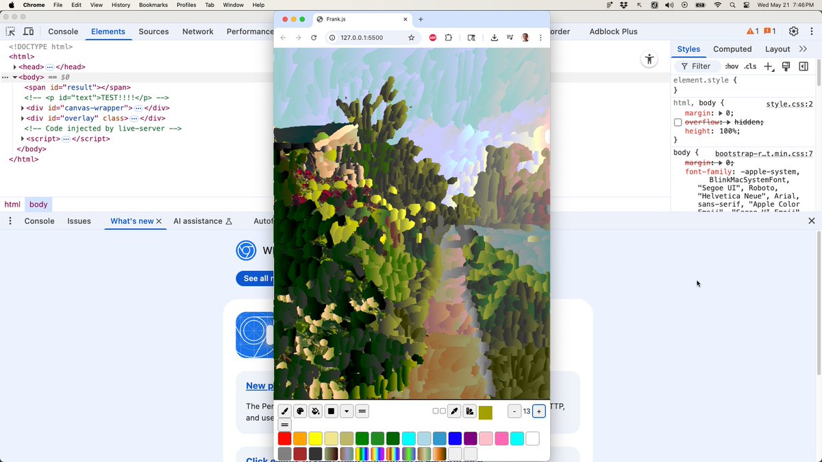 frank_g_l's tweet image. Working on the last painting for my solo show at Playground Detroit, opening 6/7.