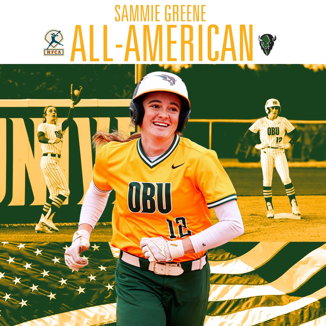 A senior year to remember. <a href="/sammiegreene124/">Sammie</a> has been named an <a href="/NFCAorg/">National Fastpitch Coaches Association</a> Third Team All-American! #OnToVictory