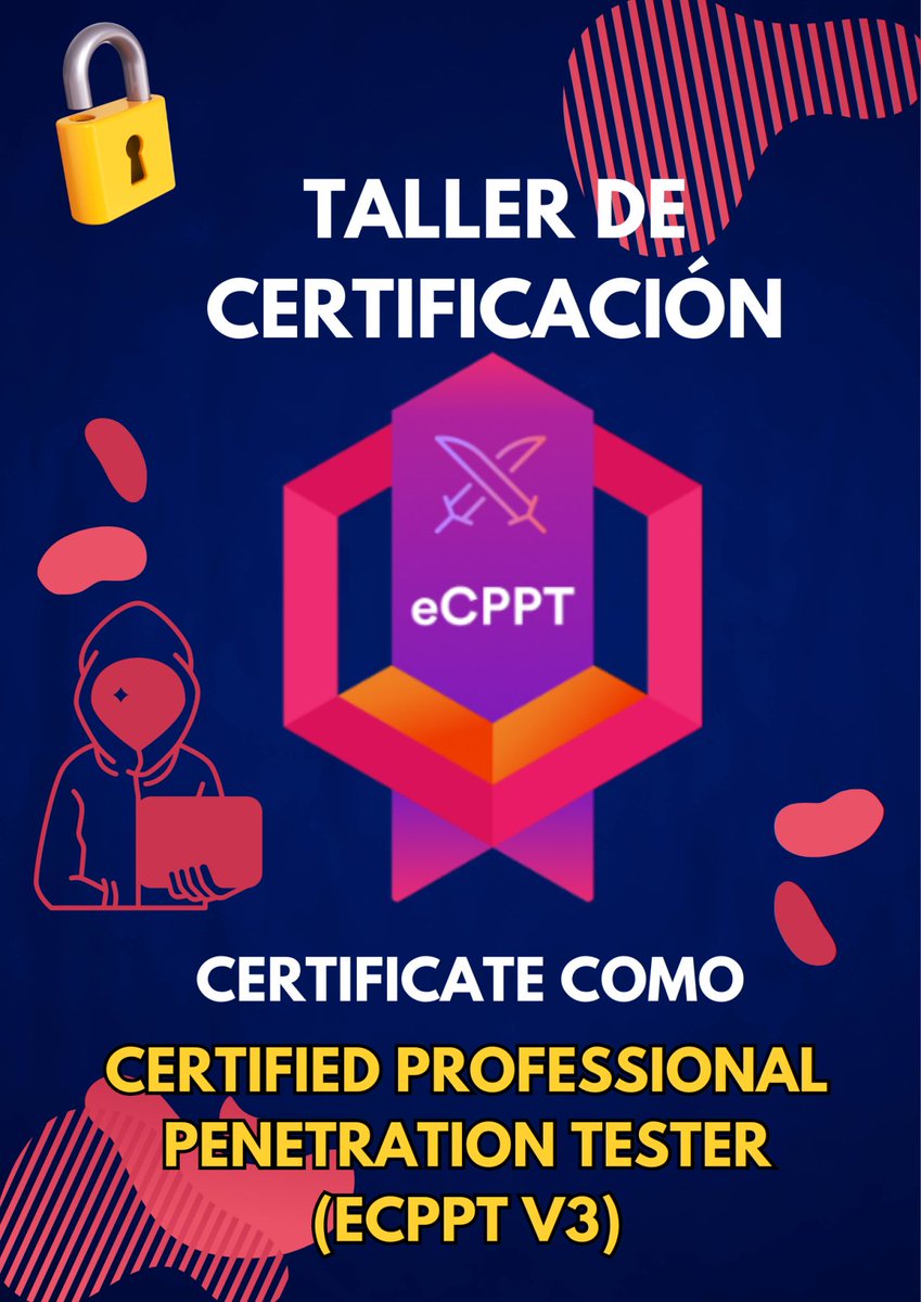 stuxboynet's tweet image. Inscription
goo.su/XXcOOJ

#eCPPT #eCPPTv3 #BloodHound #Mimikatz #windows #ActiveDirectory #ethicalhacking #hackingnews #hackingtips #webhacking #ciberseguridad #Pentesting #Seguridad #cursos #Cybersecurity #EthicalHacking  #WebSecurity #Pentest #CTF #BurpSuite #hacking