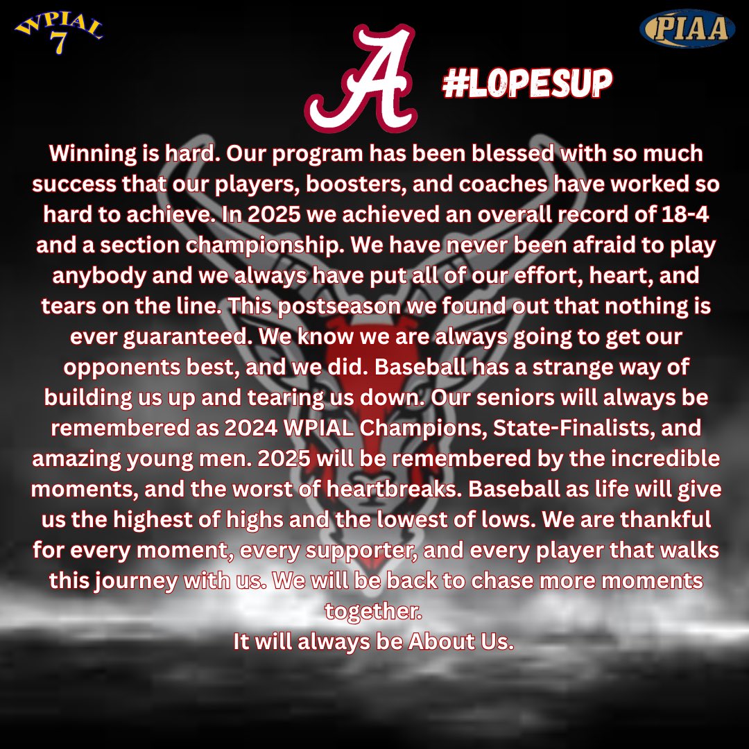 Avonworth Baseball tweet media