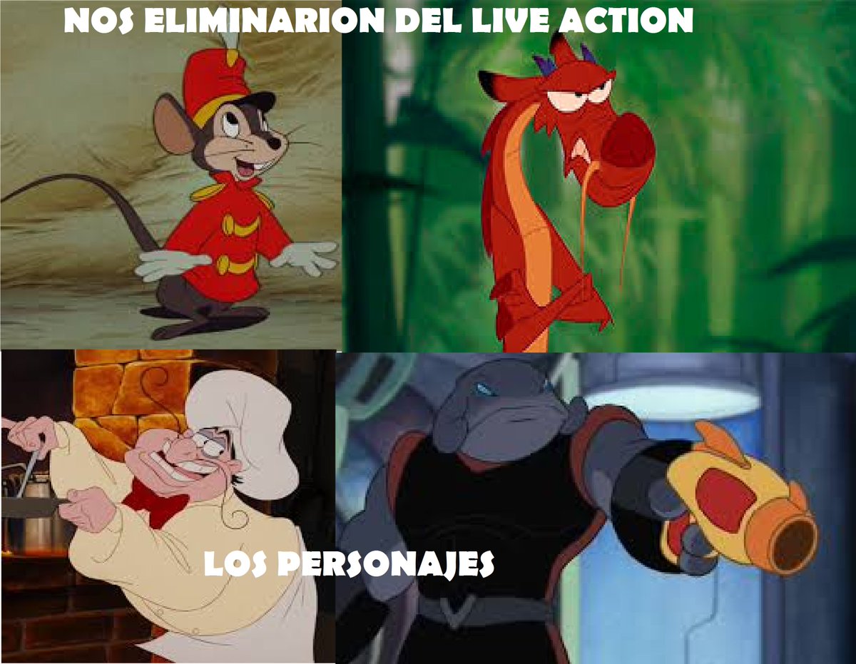 Malditos live actions de mierda
Ojala desaparezcan para siempre