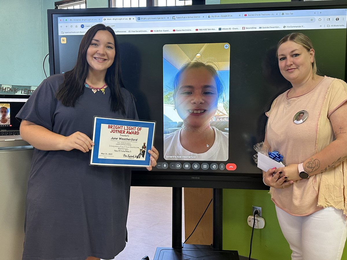What a great day <a href="/joynerTPSD/">Joyner Elementary</a> We celebrated great character and sweet memories with awarding of the Bright Light of Joyner, our award given in memory of P.J. Scott… (1/2)