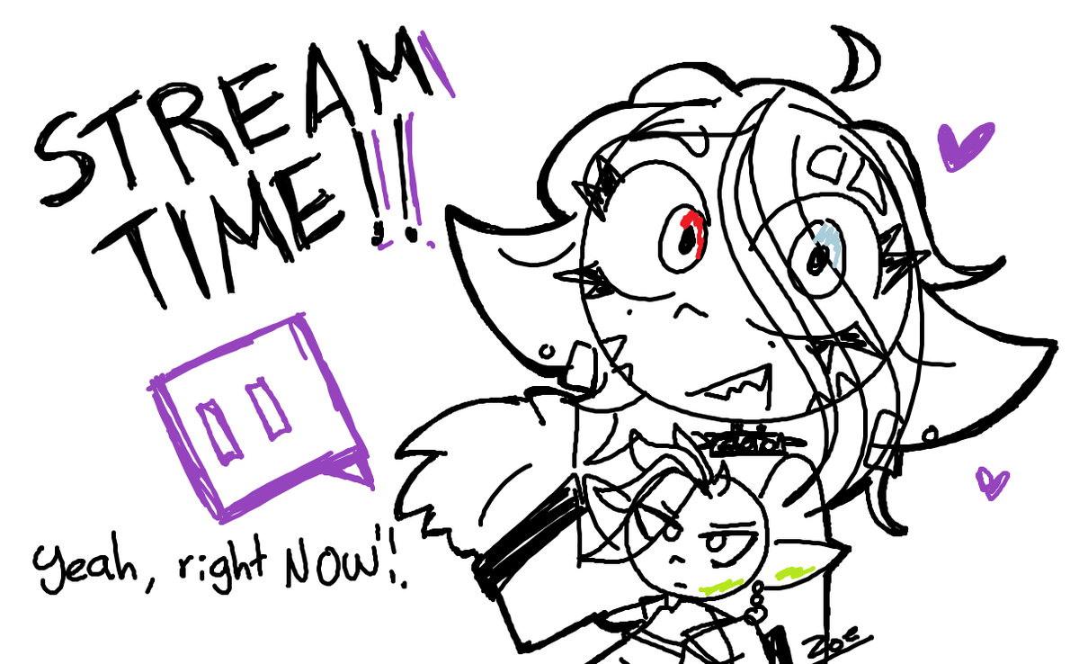ZoeAneko's tweet photo. 🩸ON STREAM NOW!!

TODAY I'm going to draw something splatoon related for its aniversary, then I'm going to play something else  dunno

Hoy voy a dibujar algo de splatoon por su aniversario, despues jugare algo mas nose

https://t.co/yjFHCA7LUf
https://t.co/yjFHCA7LUf https://t.co/LbnDmTYtbY
