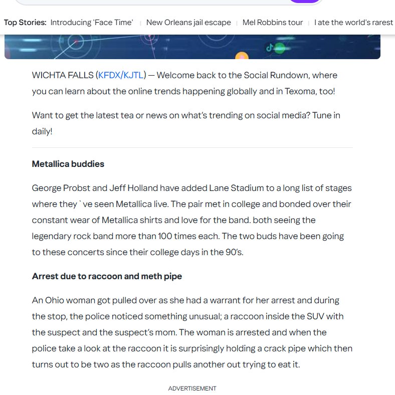 Jeff (@hokie_sandman) on Twitter photo Honored to share the headlines with racoons and meth heads. <a href="/GeorgeProbst/">George Probst π¦</a> #M72VirginiaTech #M72Blacksburg <a href="/YahooNews/">Yahoo News</a>
yahoo.com/news/social-ruβ¦ Honored to share the headlines with racoons and meth heads. <a href="/GeorgeProbst/">George Probst π¦</a> #M72VirginiaTech #M72Blacksburg <a href="/YahooNews/">Yahoo News</a>
yahoo.com/news/social-ruβ¦