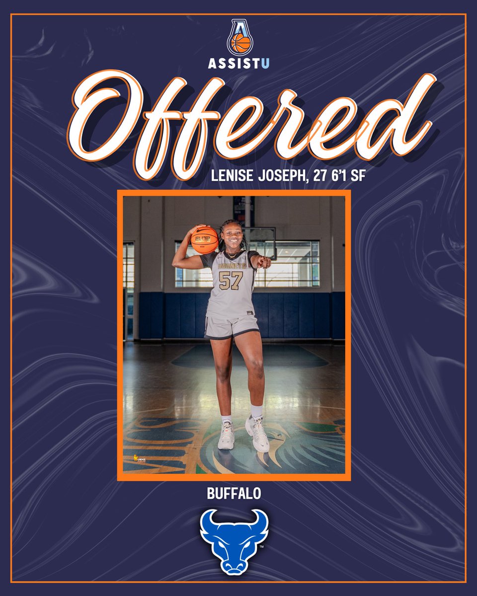 AssistU Recruiting (@assist_u_) on Twitter photo Congrats to 27 6โ1 SF <a href="/Shegotgamephen1/">Lenise Joseph 2027</a> on earning an offer to play for <a href="/UBwomenshoops/">Buffalo Women's Basketball</a> !
Another great weekend for Lenise with <a href="/UnitedHornets/">Carolina Hornets United</a> in Iowa! She is a top 27 in NC & we expect her stock to keep rising! <a href="/NorthmeckWBB/">North Meck WBB ๐</a> Congrats to 27 6โ1 SF <a href="/Shegotgamephen1/">Lenise Joseph 2027</a> on earning an offer to play for <a href="/UBwomenshoops/">Buffalo Women's Basketball</a> !
Another great weekend for Lenise with <a href="/UnitedHornets/">Carolina Hornets United</a> in Iowa! She is a top 27 in NC & we expect her stock to keep rising! <a href="/NorthmeckWBB/">North Meck WBB ๐</a>