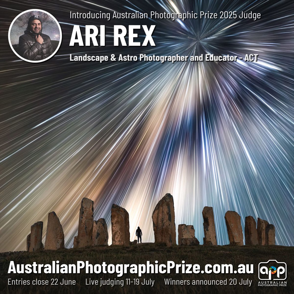 Honoured to be back on the judging panel for the 2025 Australian Photographic Prize! It’s always a privilege to contribute alongside such a passionate and talented community. I’m looking forward to seeing the incredible work submitted this year!

More australianphotographicprize.com.au