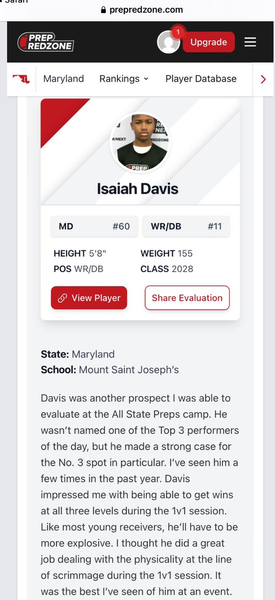 Isaiah Davis (@youngkingird1) on Twitter photo Thank you <a href="/EdOBrienCFB/">EdOBrienCFB</a> for the evaluation! #werunthestate <a href="/Preps_247/">AllStatePreps</a> <a href="/MSJ_Football/">MoJo Football</a> <a href="/Level82_7on7/">LEVEL82_7on7</a> <a href="/TorreySmithWR/">Torrey Smith</a> <a href="/WRU_CoachMilez/">Coach 〽️ilez</a> <a href="/wru_coachgabe/">Gabe Williams</a> <a href="/DemetricDWarren/">Demetric D. Warren</a> <a href="/CoachCoreydmv/">Corey Bailey</a> <a href="/tdhald/">Todd Haldis</a> Thank you <a href="/EdOBrienCFB/">EdOBrienCFB</a> for the evaluation! #werunthestate <a href="/Preps_247/">AllStatePreps</a> <a href="/MSJ_Football/">MoJo Football</a> <a href="/Level82_7on7/">LEVEL82_7on7</a> <a href="/TorreySmithWR/">Torrey Smith</a> <a href="/WRU_CoachMilez/">Coach 〽️ilez</a> <a href="/wru_coachgabe/">Gabe Williams</a> <a href="/DemetricDWarren/">Demetric D. Warren</a> <a href="/CoachCoreydmv/">Corey Bailey</a> <a href="/tdhald/">Todd Haldis</a>