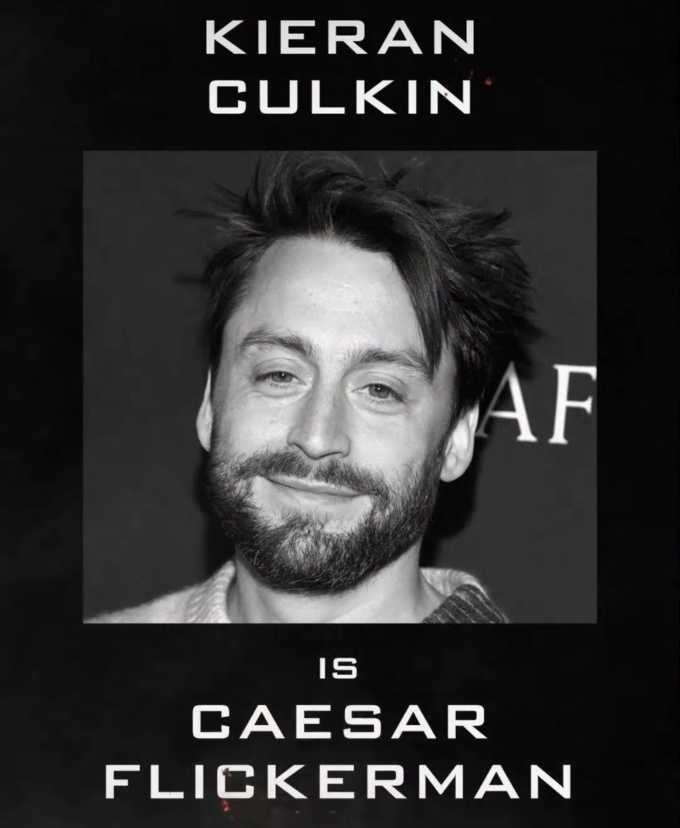 BREAKING: ‘Succession’ Actor Kieran Culkin is Caesar Flickerman!

‘The Hunger Games: Sunrise on the Reaping’ in theaters November 20, 2026. 🔥 🏹 #TheHungerGames