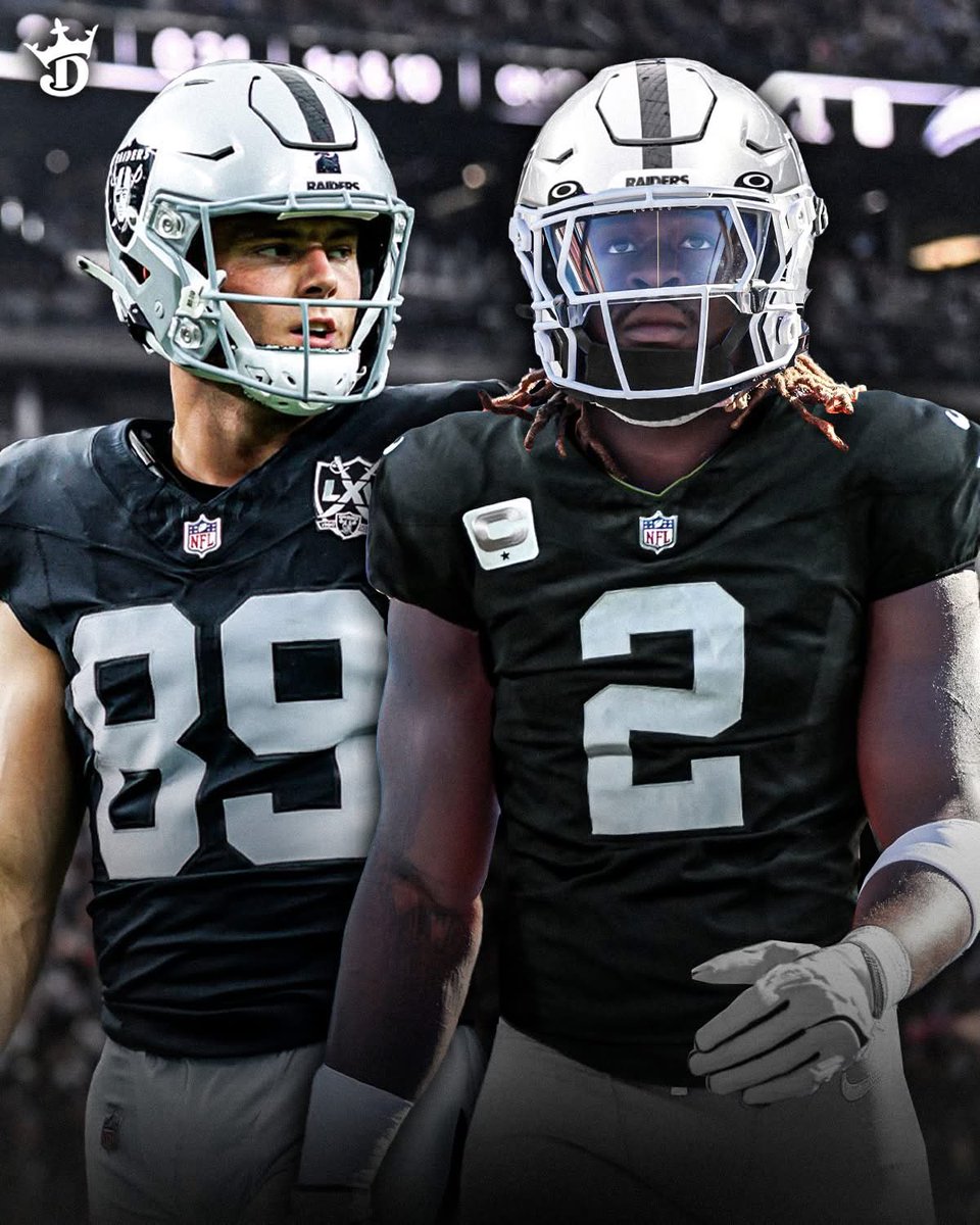 NFLNotify's tweet image. Brock Bowers on Ashton Jeanty:
"He’s a beast. He’s quick, he’s fast, he’s rocked up”