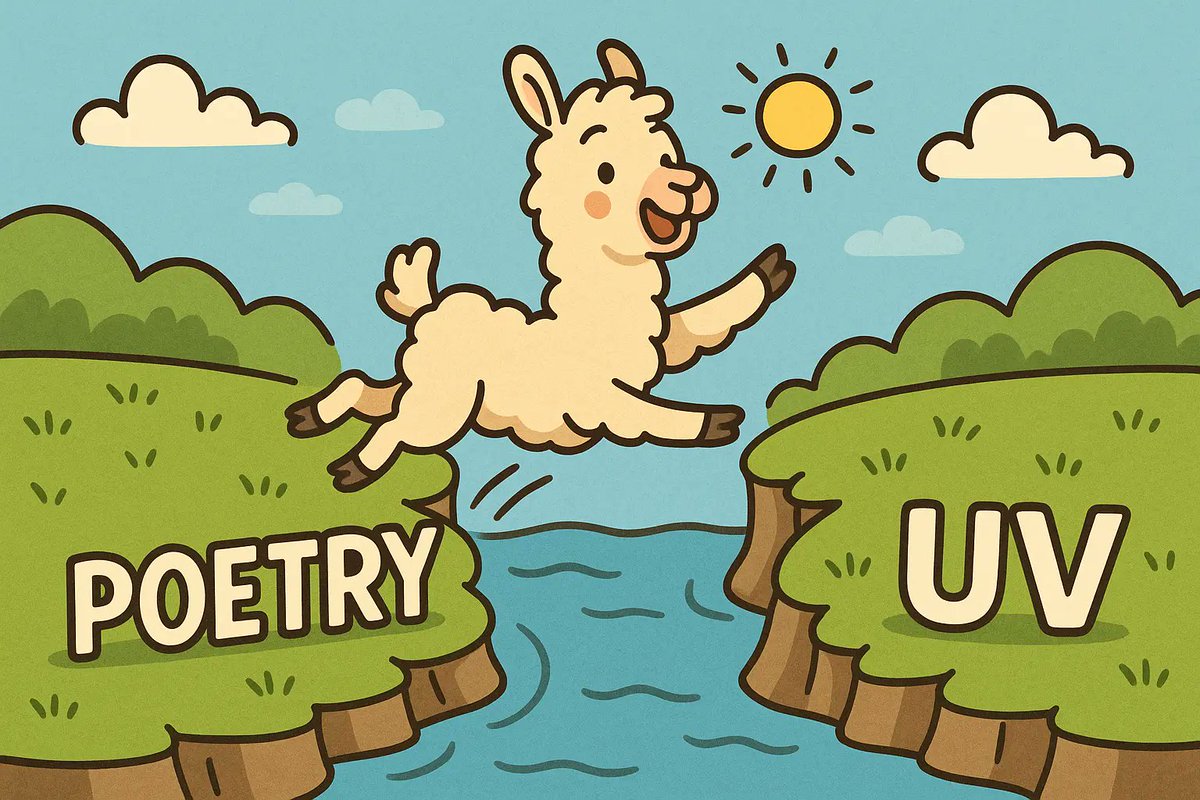 Jerry Liu (@jerryjliu0) on Twitter photo This is a fantastic blog post by Massi showing how we built a custom solution for managing a massive <a href="/llama_index/">LlamaIndex 🦙</a> monorepo with 650+ (!?) Python packages.
1. We replaced poetry with uv (thanks <a href="/astral_sh/">Astral</a> + <a href="/charliermarsh/">Charlie Marsh</a>)
2. We built our own build system LlamaDev designed This is a fantastic blog post by Massi showing how we built a custom solution for managing a massive <a href="/llama_index/">LlamaIndex 🦙</a> monorepo with 650+ (!?) Python packages.
1. We replaced poetry with uv (thanks <a href="/astral_sh/">Astral</a> + <a href="/charliermarsh/">Charlie Marsh</a>)
2. We built our own build system LlamaDev designed