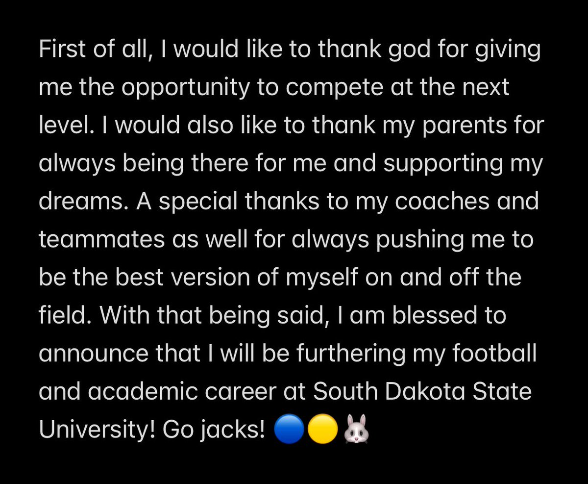 Alex Uchtman (@alexuchtman) on Twitter photo Jackrabbit nation, Iโm home! ๐ฐ๐ฐ
<a href="/GoJacksFB/">SDSU Football</a> <a href="/CoachDtjackson/">Dan Jackson</a> <a href="/ldbengtson/">Luke Bengtson</a> <a href="/CoachEidsness/">Eric Eidsness</a>
<a href="/ENHS_Football/">Elkhorn North Football</a> <a href="/CoachADunn/">Coach Dunn</a> <a href="/Warren_Academy/">Warren Academy</a> <a href="/dadlife_coachj/">Mike Jones</a> <a href="/Lincoln_Graphic/">Lincoln.graphic</a> Jackrabbit nation, Iโm home! ๐ฐ๐ฐ
<a href="/GoJacksFB/">SDSU Football</a> <a href="/CoachDtjackson/">Dan Jackson</a> <a href="/ldbengtson/">Luke Bengtson</a> <a href="/CoachEidsness/">Eric Eidsness</a>
<a href="/ENHS_Football/">Elkhorn North Football</a> <a href="/CoachADunn/">Coach Dunn</a> <a href="/Warren_Academy/">Warren Academy</a> <a href="/dadlife_coachj/">Mike Jones</a> <a href="/Lincoln_Graphic/">Lincoln.graphic</a>