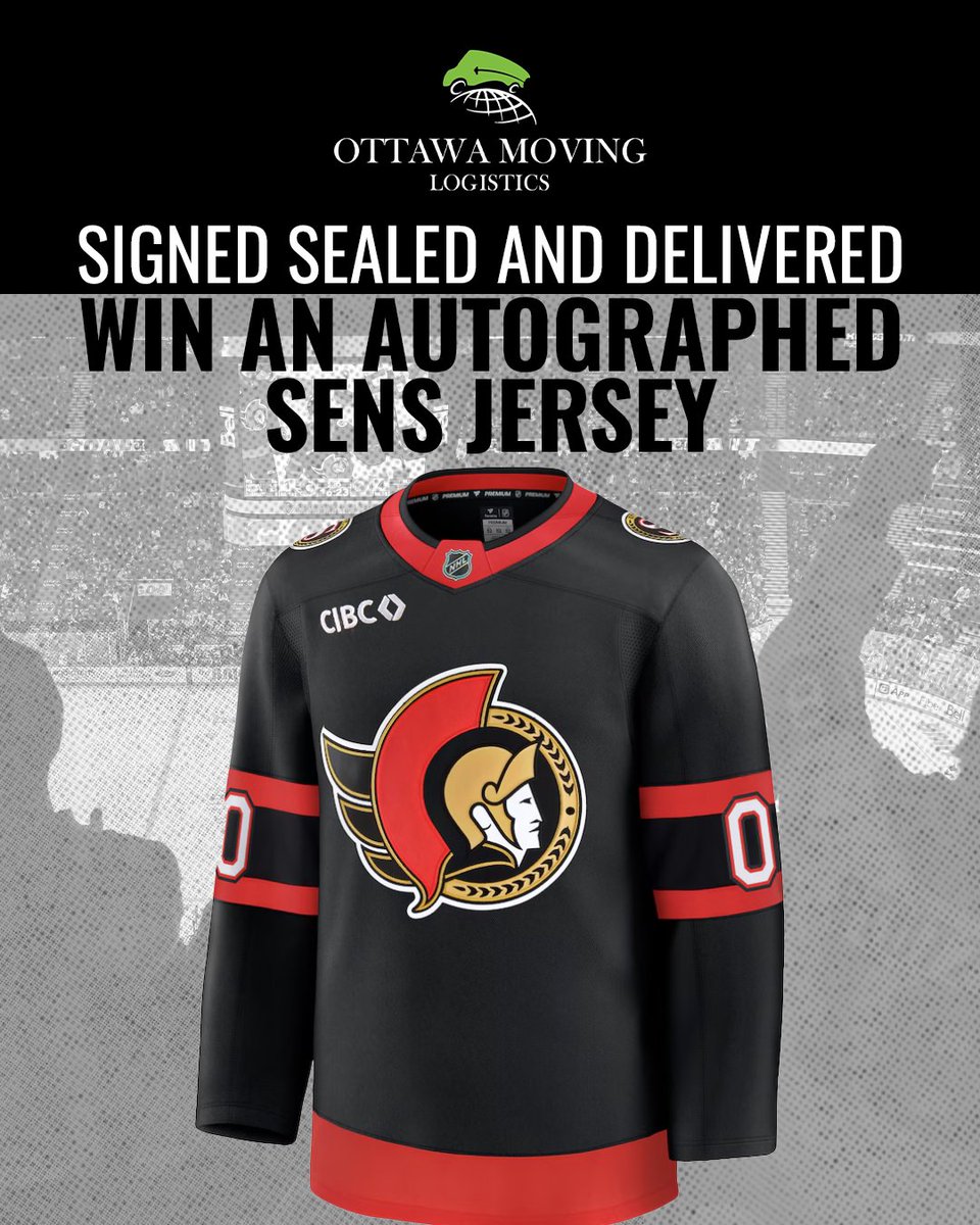 #Sens fans, we've got another signed, sealed, and delivered giveaway coming your way!

Comment below whose jersey you want to rep to be entered for a chance to WIN and have an autographed jersey delivered by Ottawa Moving Logistics 💬
