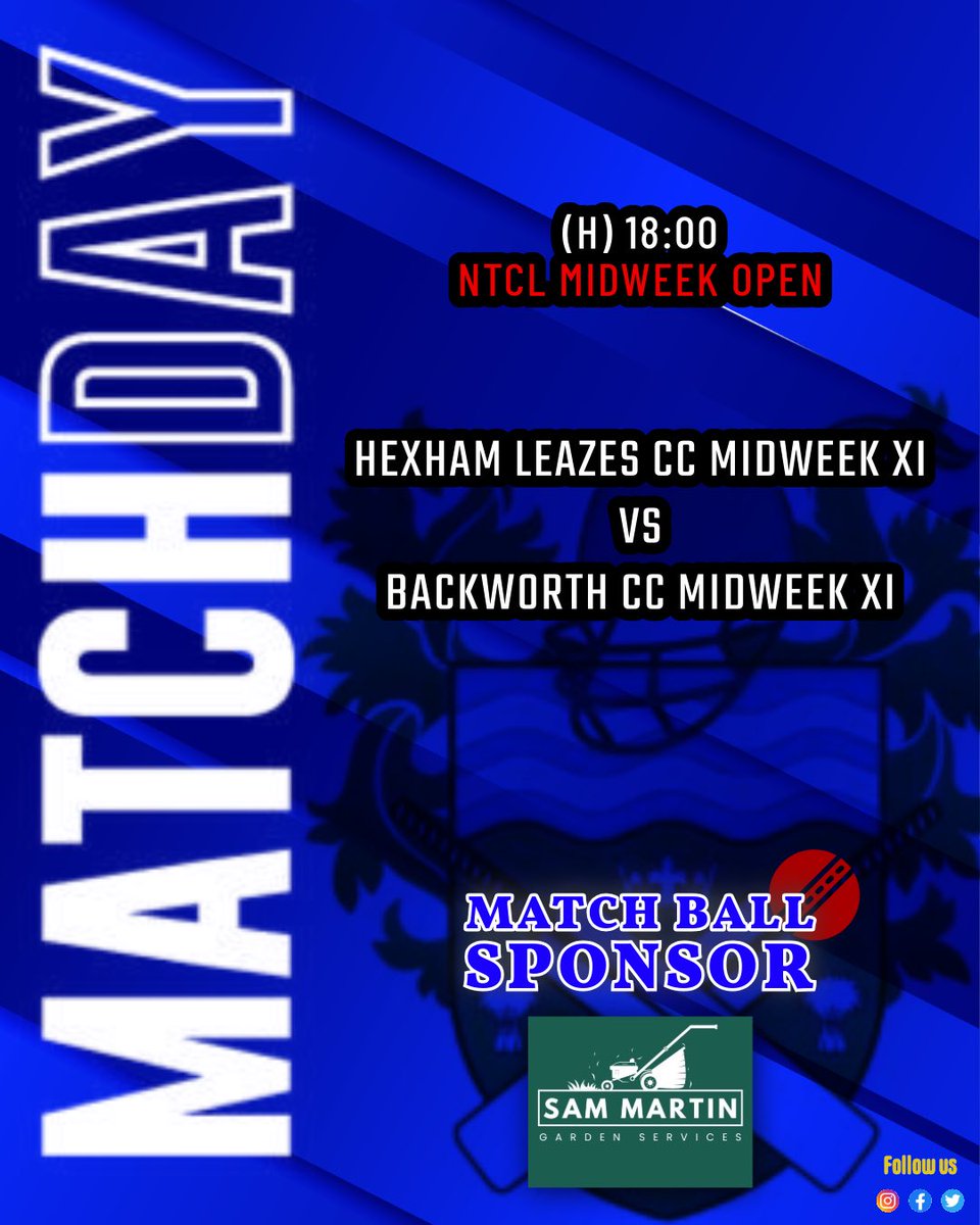 Hexham Leazes CC (@hexhamleazescc) on Twitter photo 