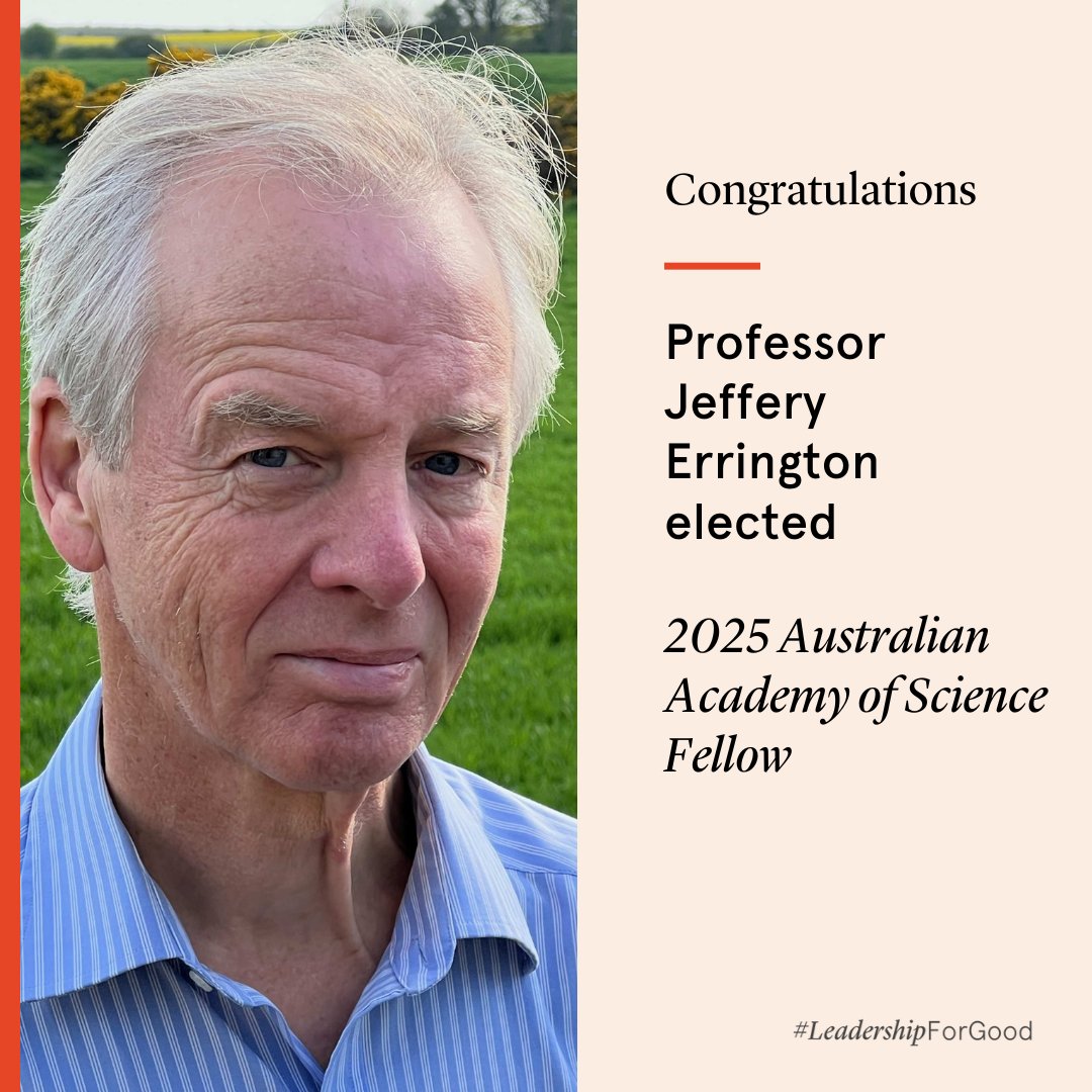 Sydney Health (@syd_health) on Twitter photo 👏 Congratulations to Professor Jeffery Errington from the School of Medical Sciences who has been elected a Fellow of <a href="/Science_Academy/">Australian Academy of Science</a> in honour of his outstanding contributions to science.
Read more: go.sydney.edu.au/tWYpmw
#LeadershipForGood 👏 Congratulations to Professor Jeffery Errington from the School of Medical Sciences who has been elected a Fellow of <a href="/Science_Academy/">Australian Academy of Science</a> in honour of his outstanding contributions to science.
Read more: go.sydney.edu.au/tWYpmw
#LeadershipForGood