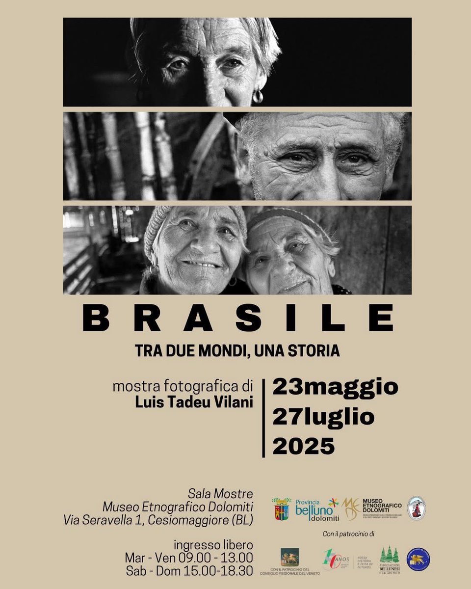 #Brasile una mostra fotografica che tocca molte famiglie bellunesi. Fino al 27.07.25 al Museo Etnografico di Serravla, un piccolo grande gioiello! #Belluno #migrazione #immigrati #emigrati #bellunesinelmondo #arte #cultura #fotografia