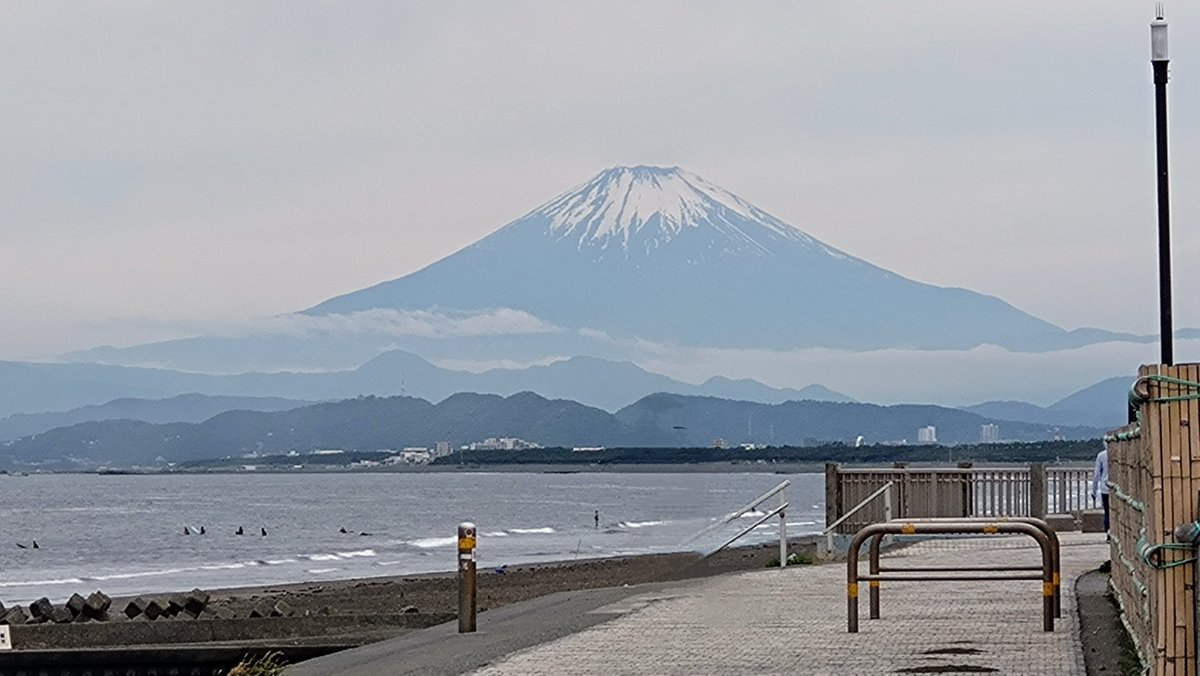 Snake_BOSS_'s tweet photo. 今日はロードバイクで湘南をツーリング🚲️

富士山が綺麗でした🗻 https://t.co/90WWMvzfhS