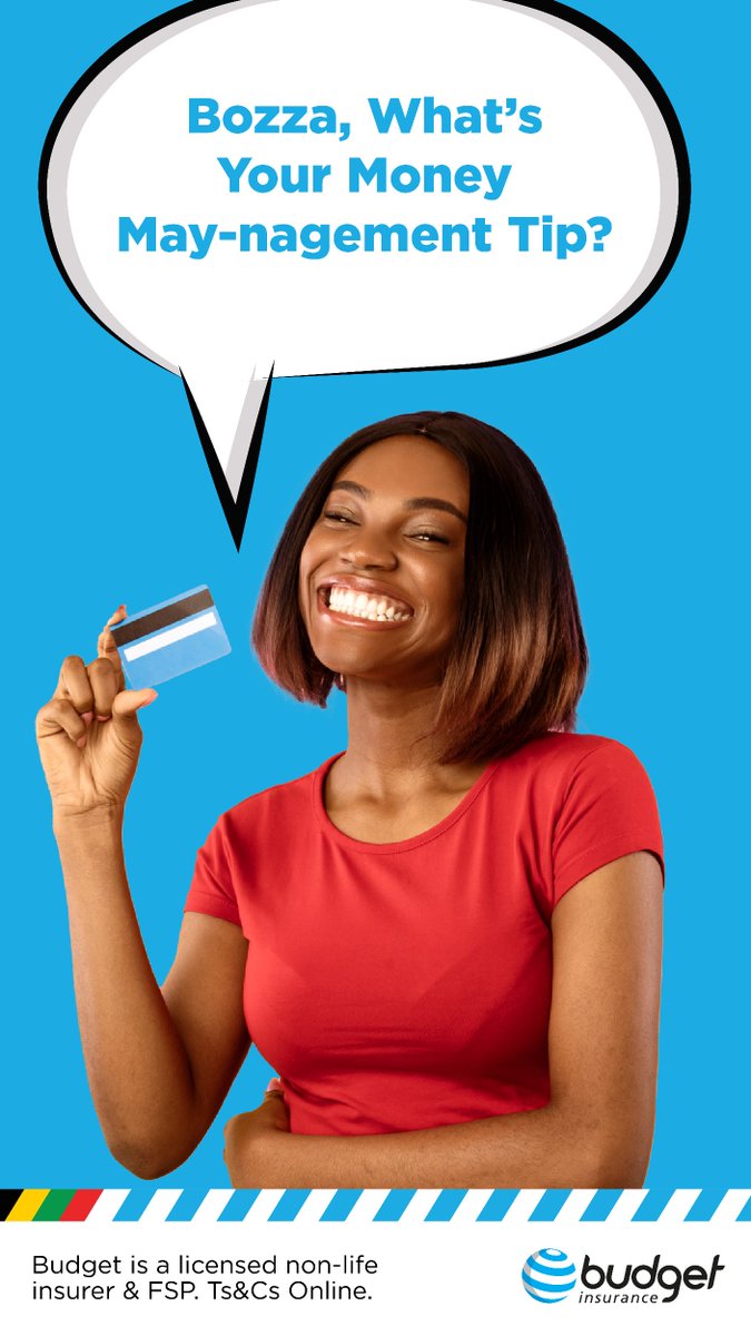 Share your money maynagement tips so Bozzas can chop money responsibly and stand a chance to win a R2500 voucher.
✅ Drop your tips in the comments.
✅ Tag a friend.
✅ Like and reshare this post. 

#BudgetSavvyChoice #BudgetBozza #BudgetInsurance #BagTheBudget