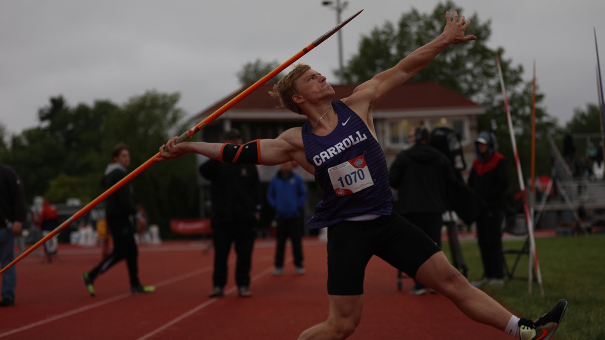 Frontier Conference (@fconference) on Twitter photo M👟 #NAIATrack DAY 1 RECAP: <a href="/CCSaints/">Carroll Athletics</a> Hornby earns runner-up in men’s javelin at NAIA Outdoor Track & Field Championships Day 1
📰 tinyurl.com/2hnda2c7
#FCsports I #FierceFrontier I #TheRightWayToPlay M👟 #NAIATrack DAY 1 RECAP: <a href="/CCSaints/">Carroll Athletics</a> Hornby earns runner-up in men’s javelin at NAIA Outdoor Track & Field Championships Day 1
📰 tinyurl.com/2hnda2c7
#FCsports I #FierceFrontier I #TheRightWayToPlay