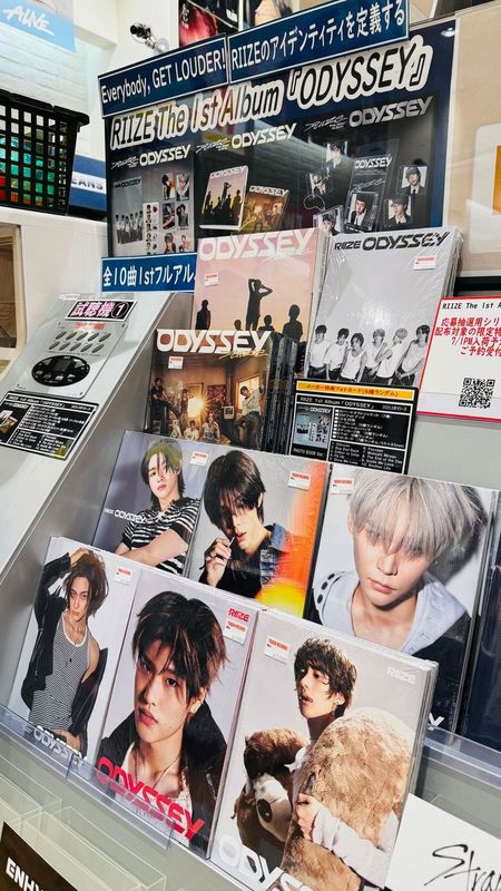 RIIZE】 The 1st Album 「ODYSSEY」入荷しました🎉 PHOTOBOOK Ver.対象